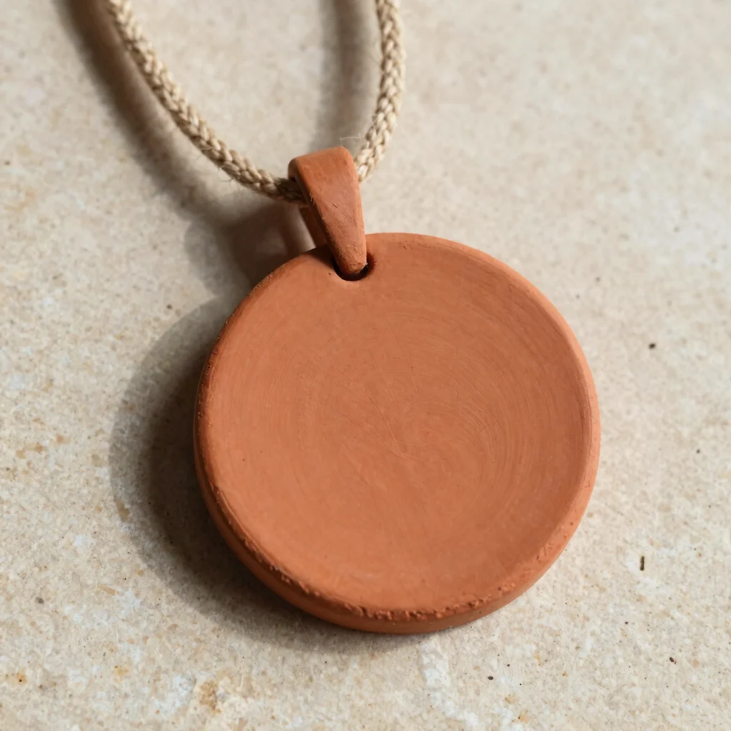 Sunburst Terracotta Pendant