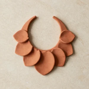 Abstract Petal Collar Necklace